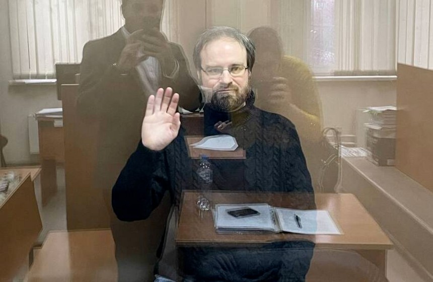 Ilja Wassiljew vor Gericht in Moskau, 2024