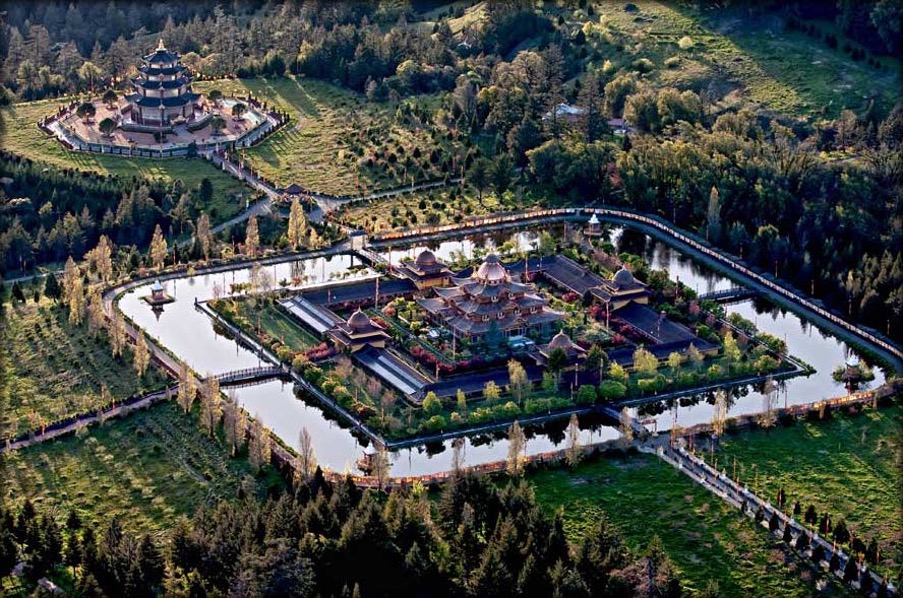 Retreatzentrum aus der Luft