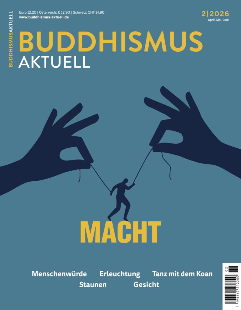Titelblatt von Buddhismus aktuell 2/2026 Macht 